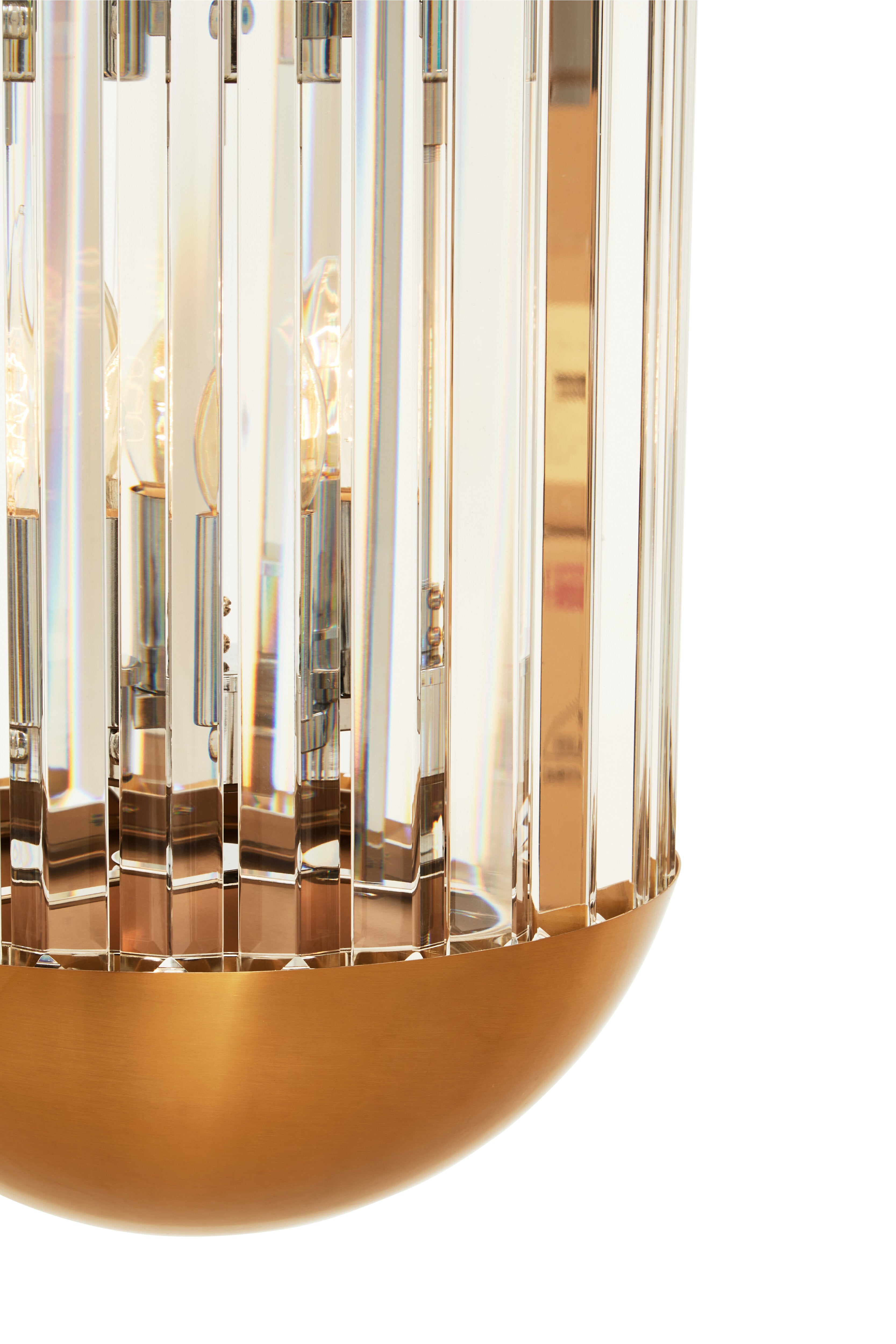 Candace Townhouse Bronze Finish 6 Bulb Pendant Light